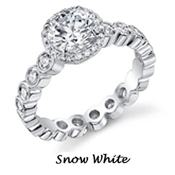 Snow White Ariel engagement ring by Disney